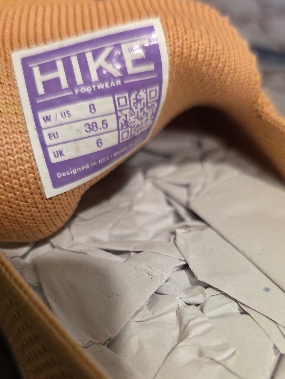 HIKE Slip-On Mesh Sneakers in Peach Size US 8 - Picture 5 of 6